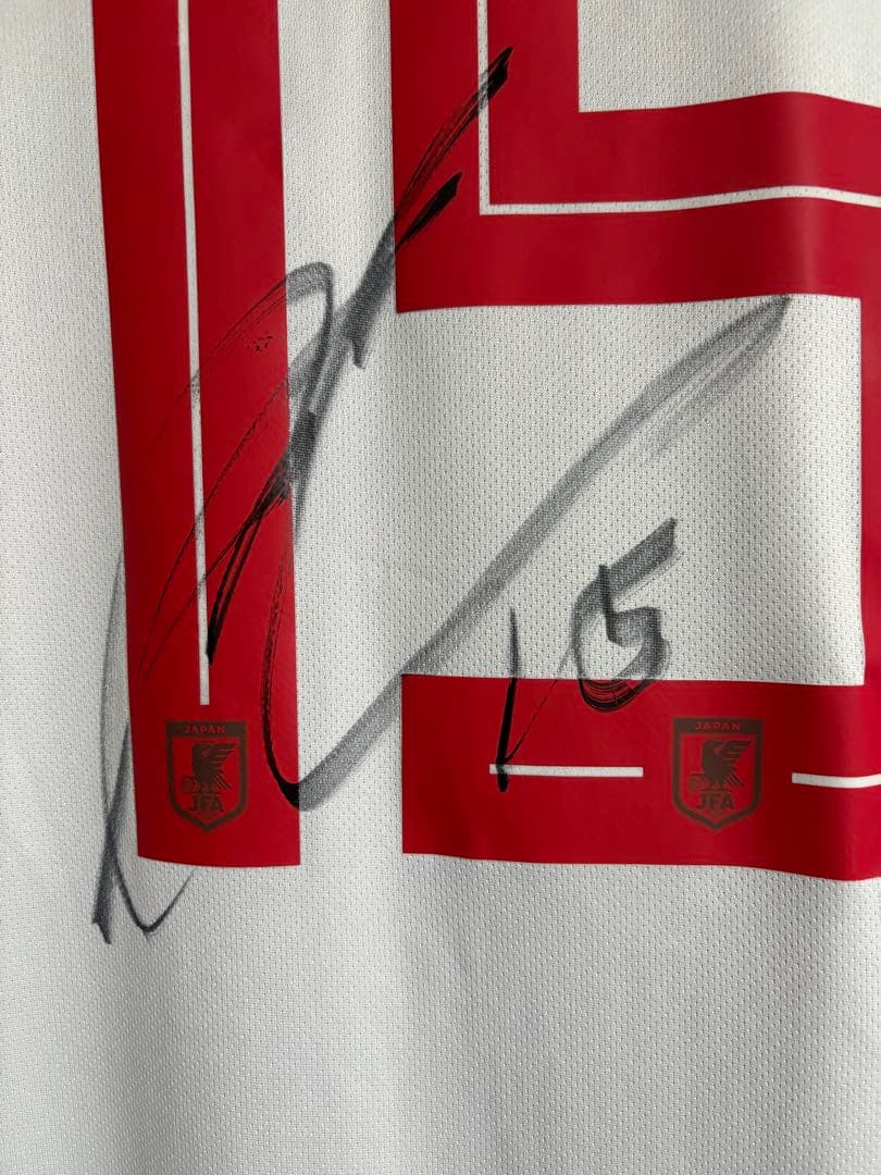 ヴィッセル神戸　大迫選手 サイン入り2018年日本代表ユニホーム　サイズO