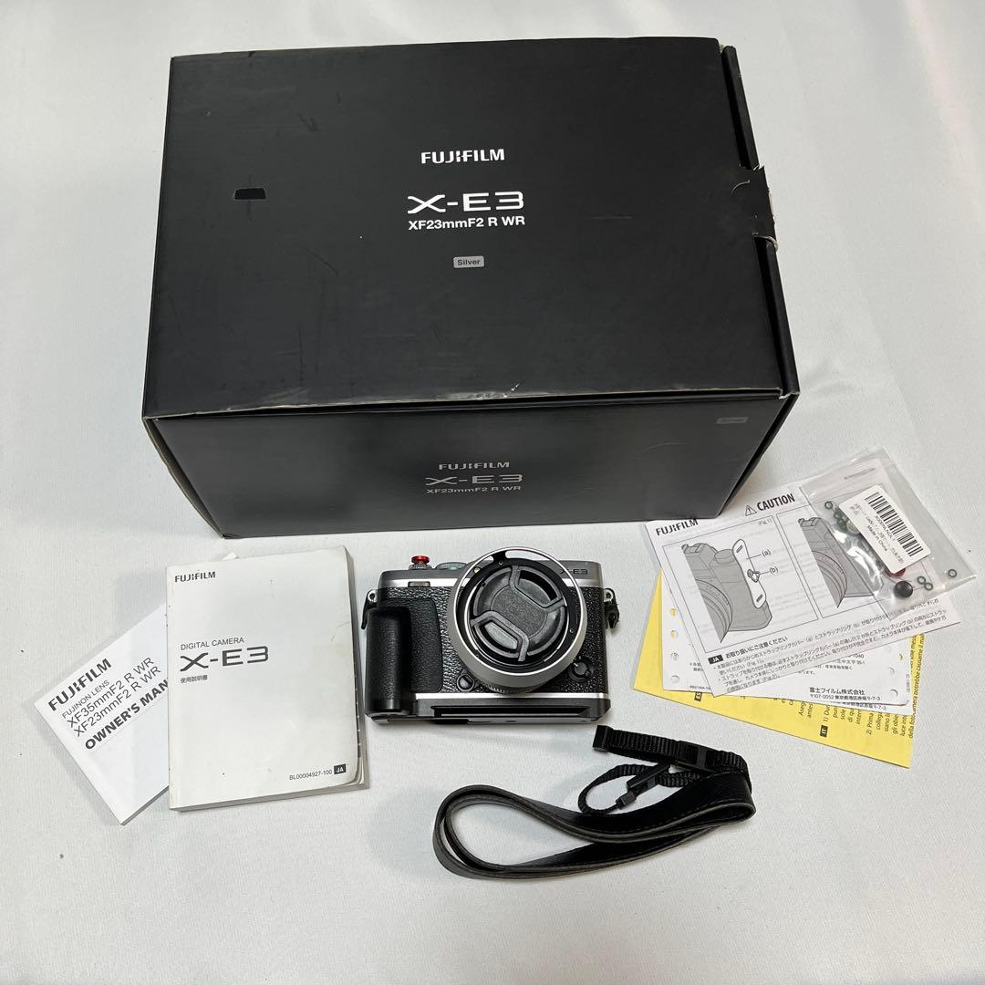 Fujifilm X-E3 デジタルカメラ XF23mmF2 R WR