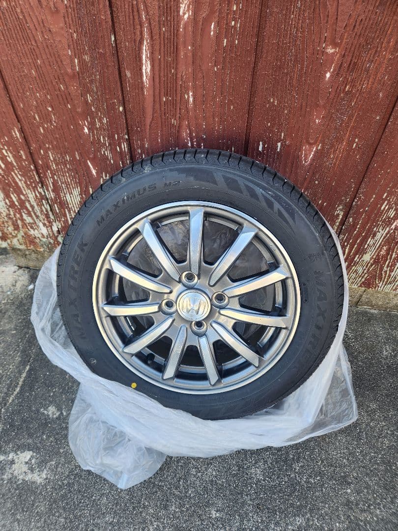 ホンダN-WGN純正ホイールサマータイヤ付き4本セット