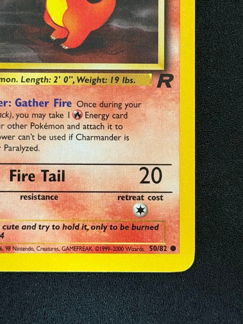 ヒトカゲ・リザード　英語版 Team Rocket 初版