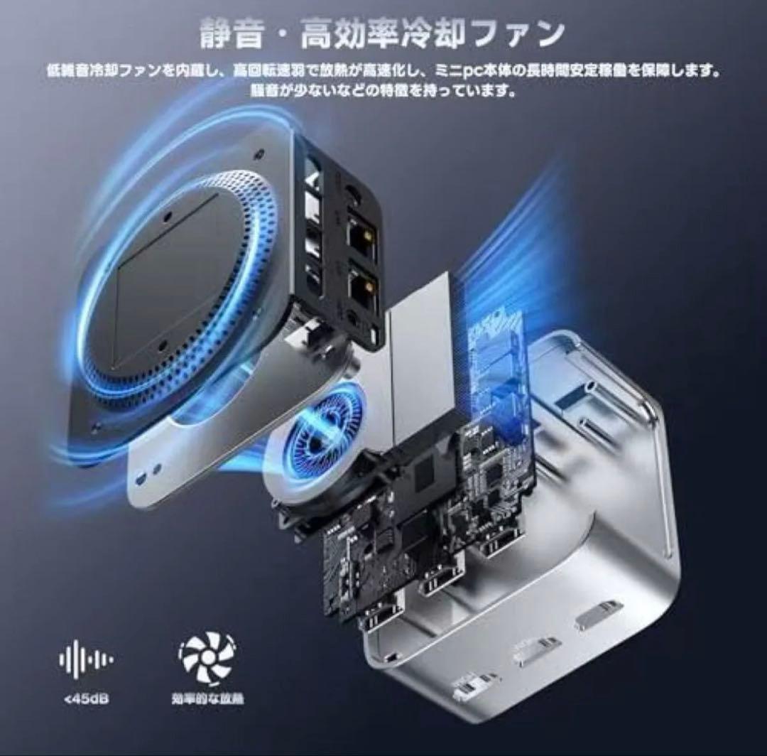 Acemagicミニpc n100 12GB＋256GB SSD