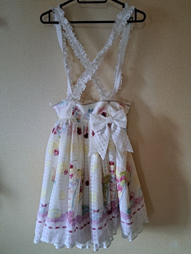 Angelic Pretty ドリーミーパフェスカート　白