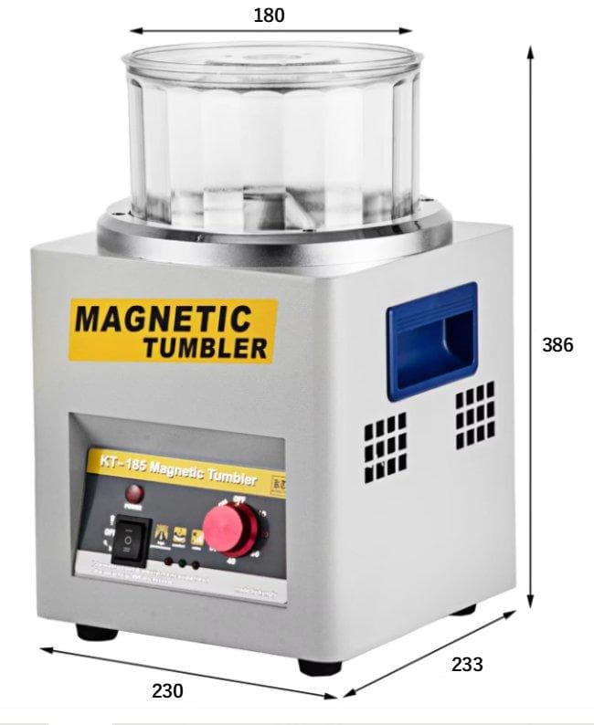 強力　磁気バレル研磨機 　大容量　つや出し　ポリッシング　ジュエリー研磨