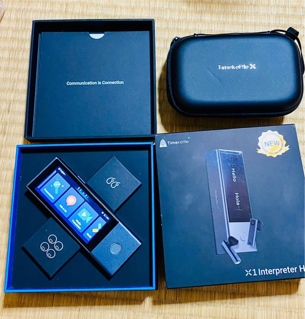 Timekettle X1 翻訳イヤホン 音声翻訳機 二台に通話翻訳 同時通訳