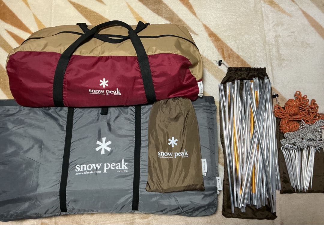 スノーピーク　アメニティドーム M インナーマット、グランドシート➕おまけ付き