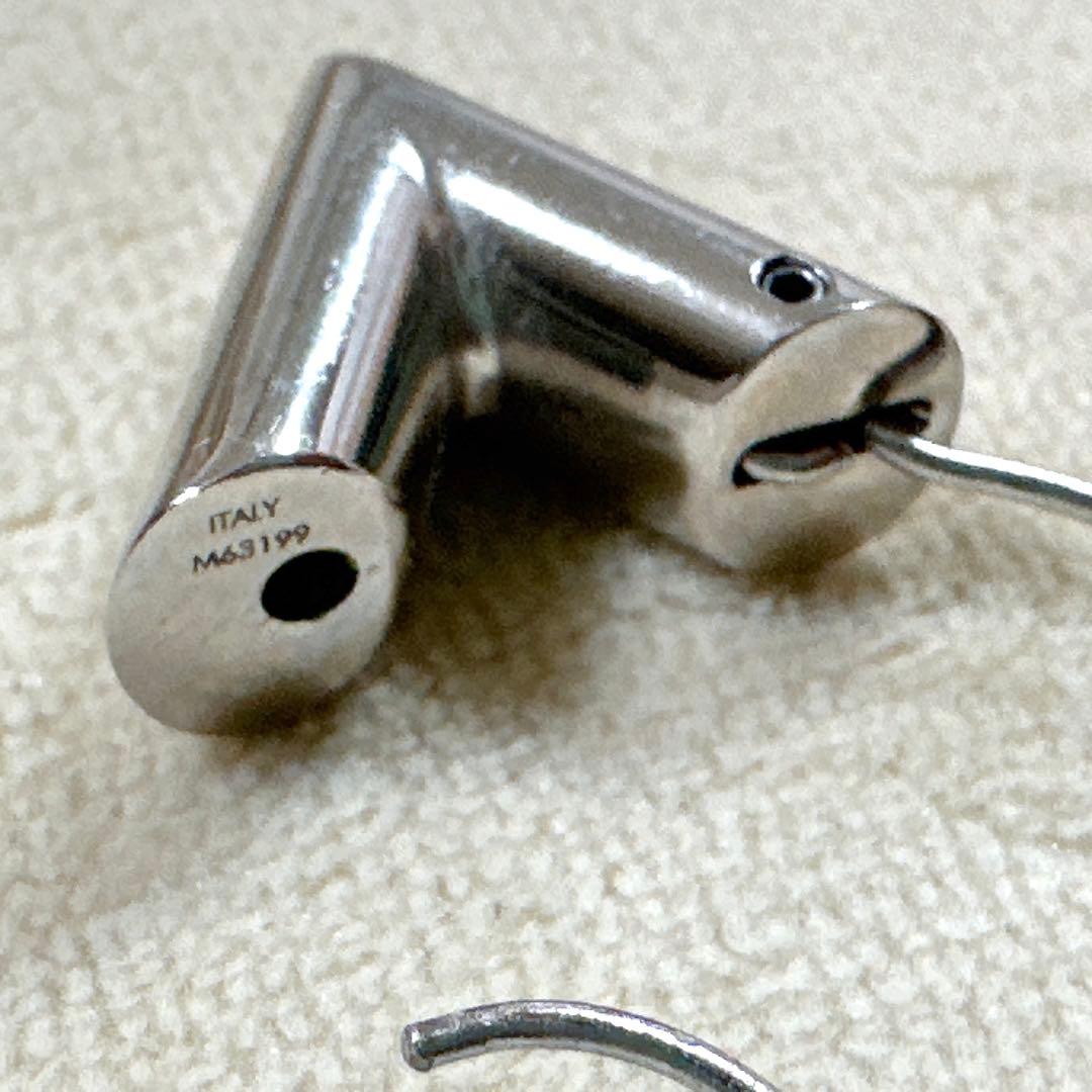 【鑑定済・極美品】ルイヴィトン フープ　ピアス エセンシャルV イヤリング 片耳