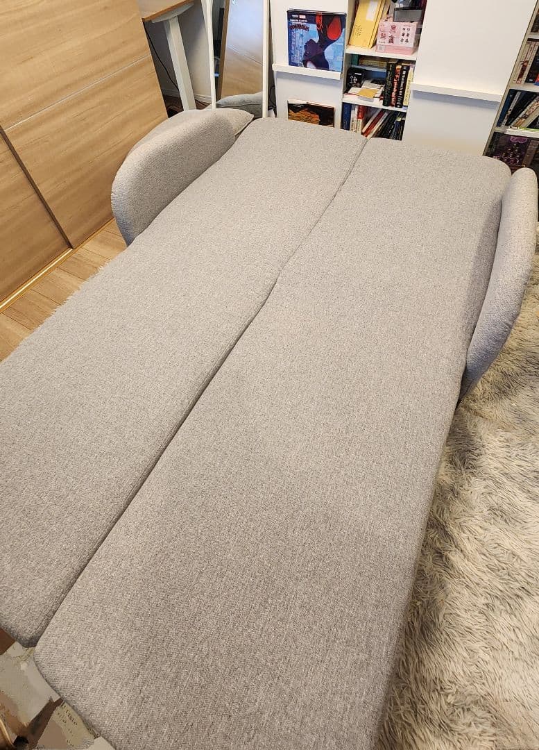 カウチソファにもなるソファベッド XL01 GY