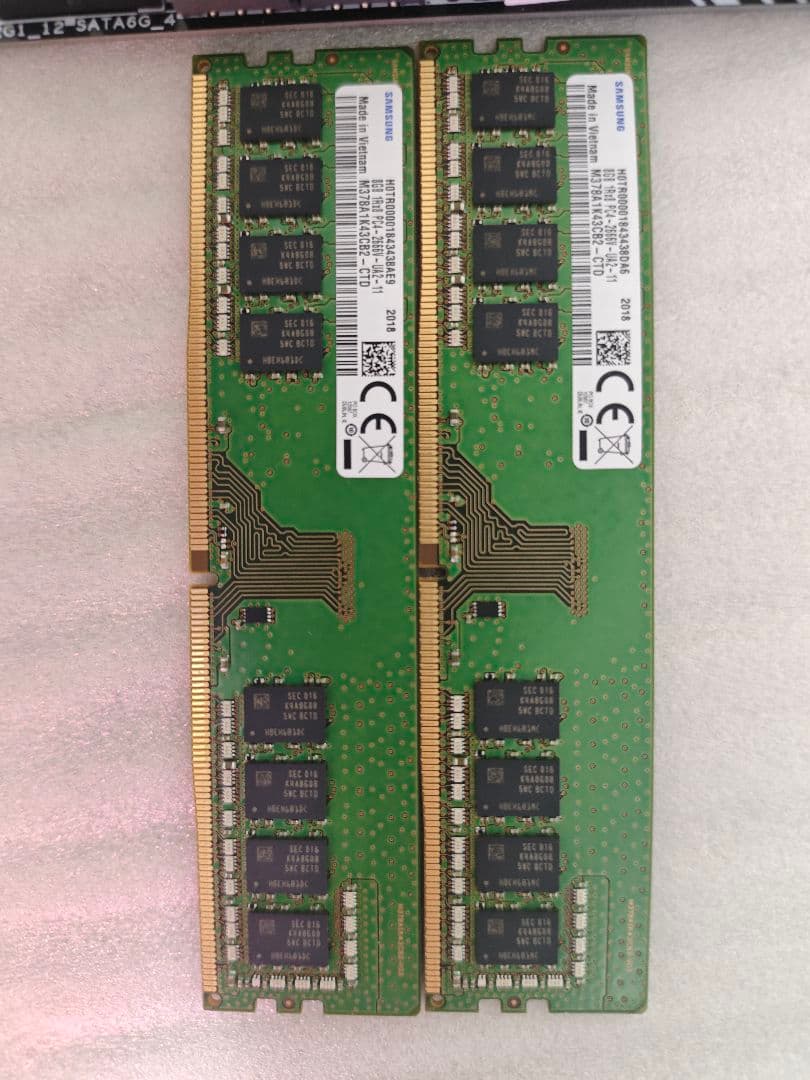 i7 10700とddr4 8GB*2 セット