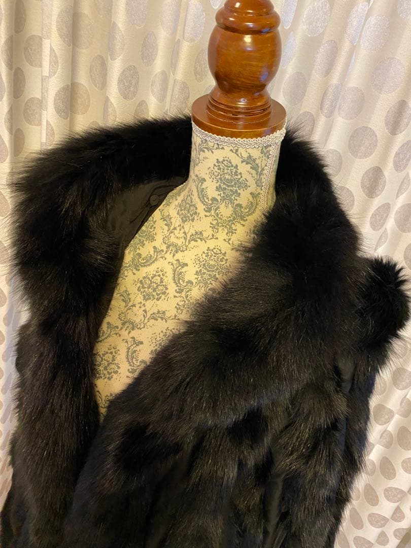 GRES BOUTIQUE グレファーシルク　リバーシブルコート XL