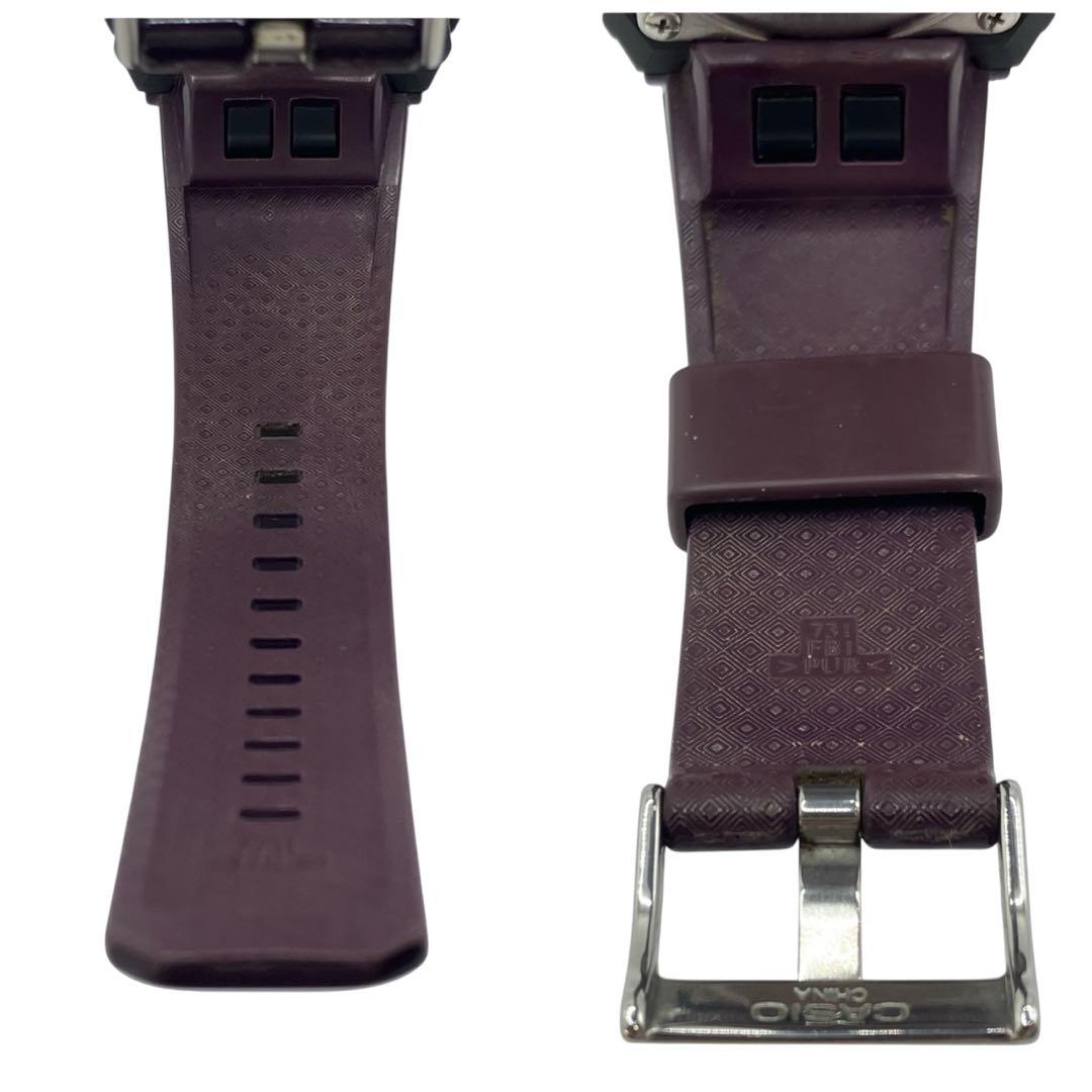 【稼働品】 G-SHOCK 腕時計 G-8100 デジタル スクエア パープル