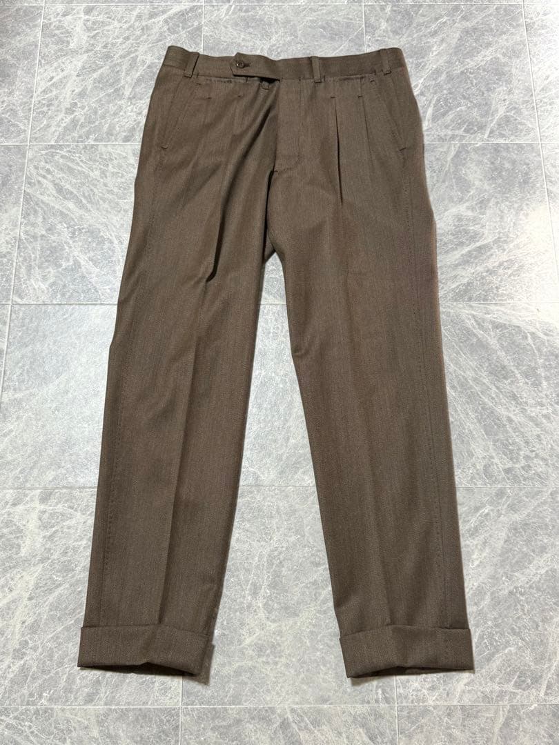 AMBROSI Canonico アンブロージ カノニコウール ビスポークパンツ