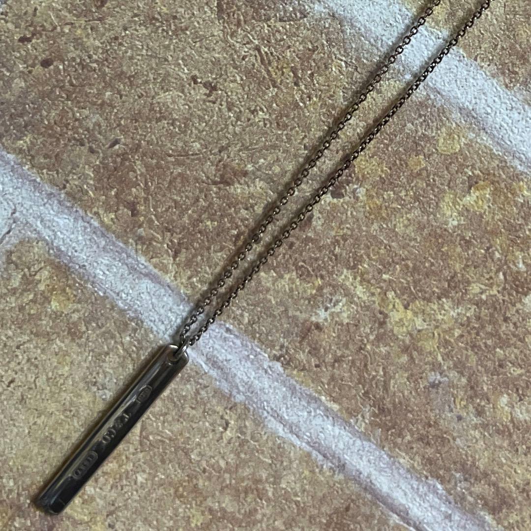 T&Co. シルバー バータイプネックレス