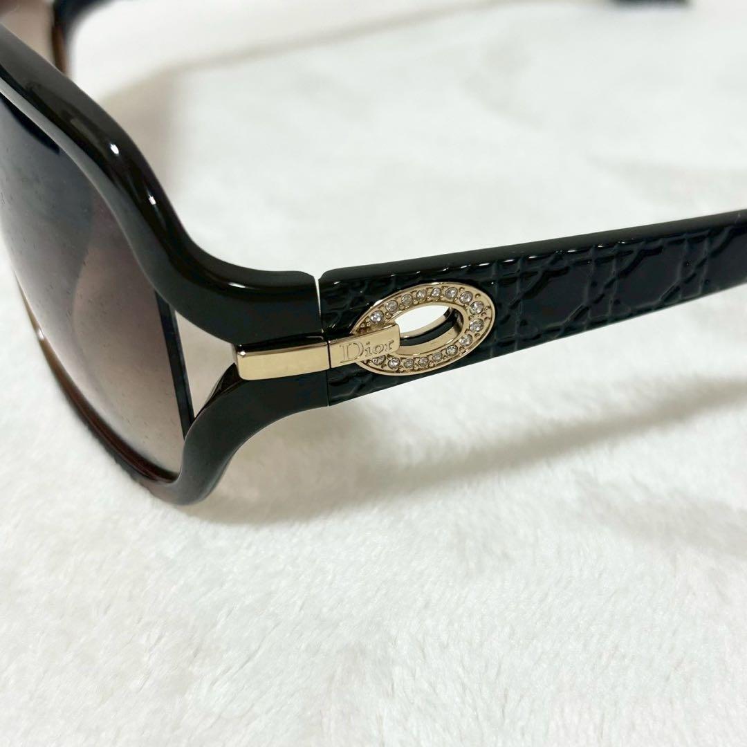 ★美品★ディオール　サングラス　カナージュ　ロゴ　ラインストーン　付属品あり