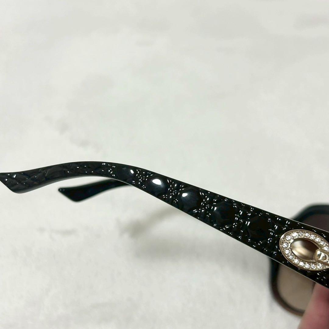 ★美品★ディオール　サングラス　カナージュ　ロゴ　ラインストーン　付属品あり