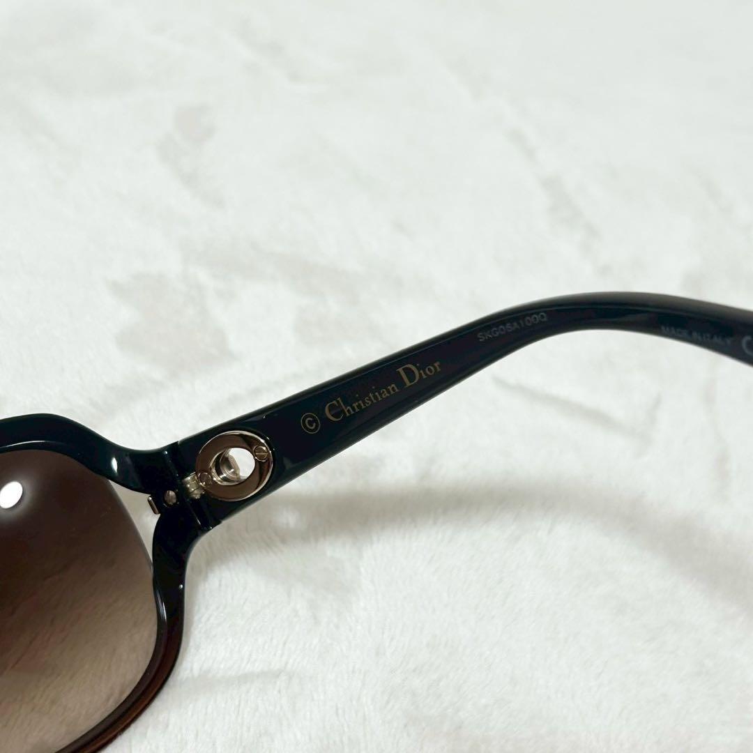 ★美品★ディオール　サングラス　カナージュ　ロゴ　ラインストーン　付属品あり