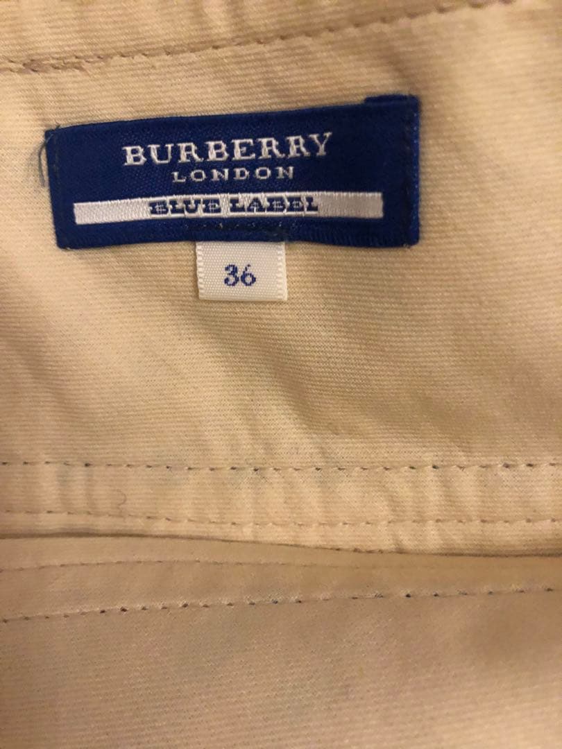 Burberry チェック柄 プリーツスカート 36