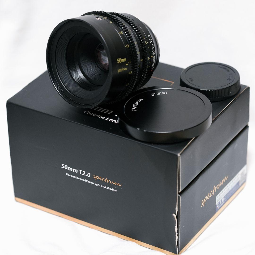 7Artisans 50mm T2.0 シネマレンズ シネレンズ Eマウント