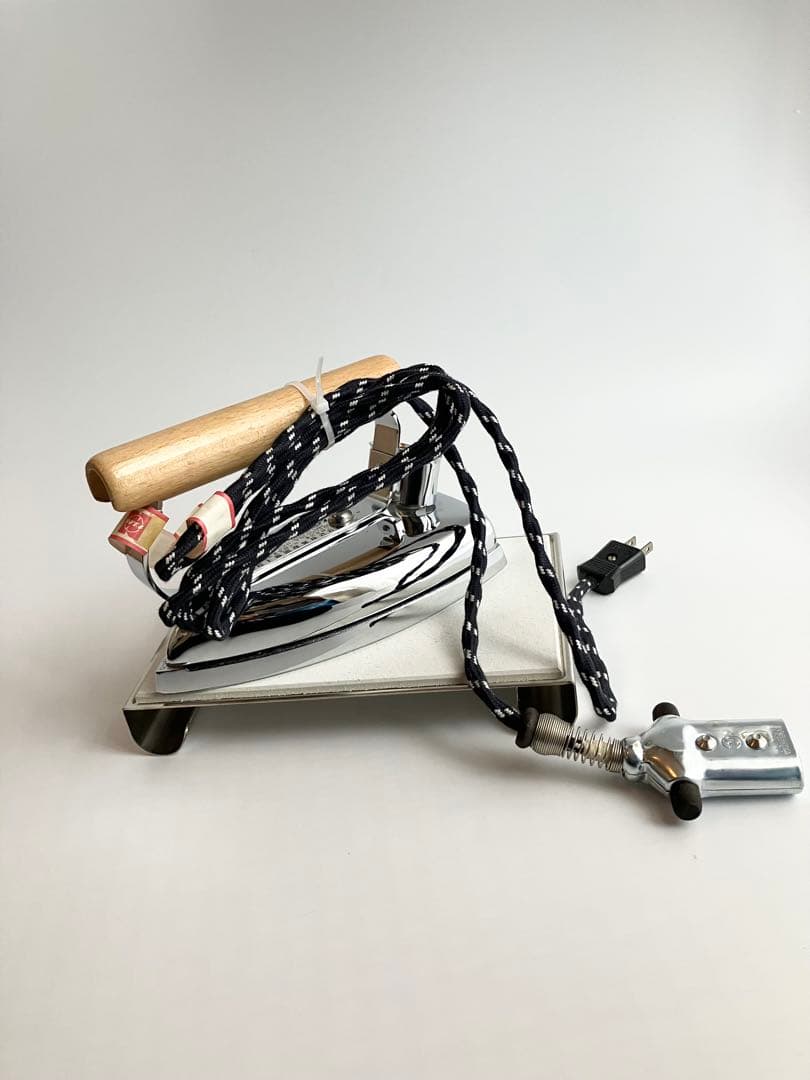 ナショナル　松下電工産業　業務用　アイロン 6号　台付　レトロ　極美品