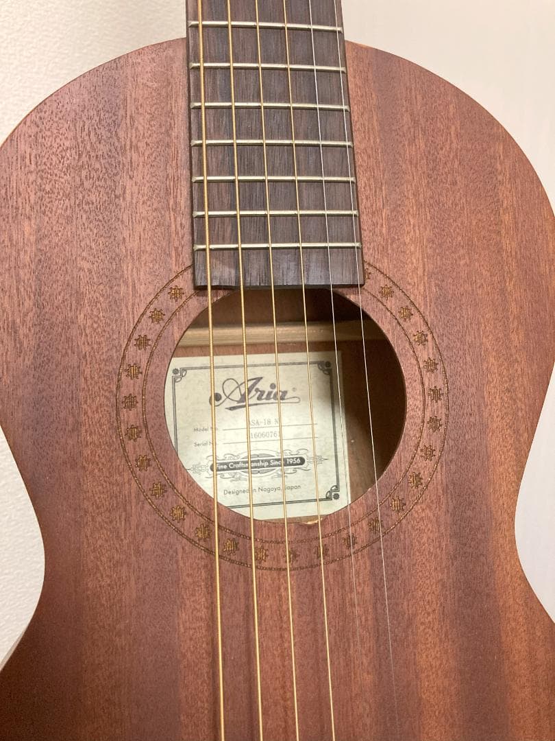 ARIA ASA-18N アコースティックギター ミニギター ソフトケース付
