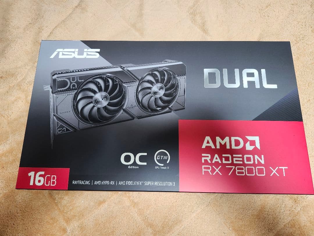 最安値Radeon RX 7800 XT OC Edition 16GB