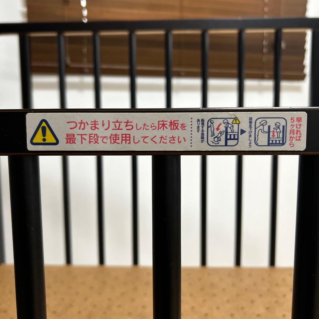 ワンタッチハイベッド　クールミニ　ダークブラウン　発送たのメル便送料込