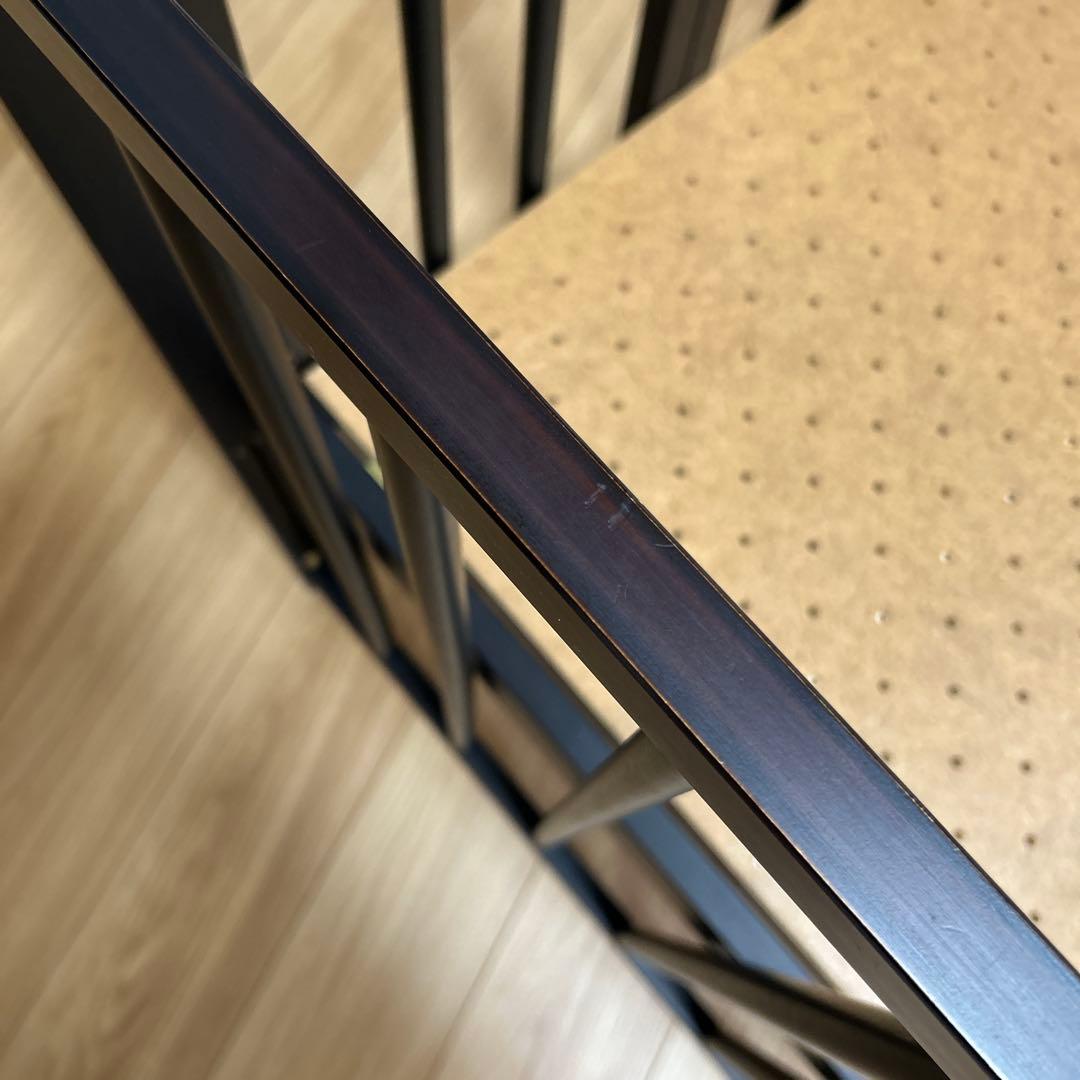 ワンタッチハイベッド　クールミニ　ダークブラウン　発送たのメル便送料込