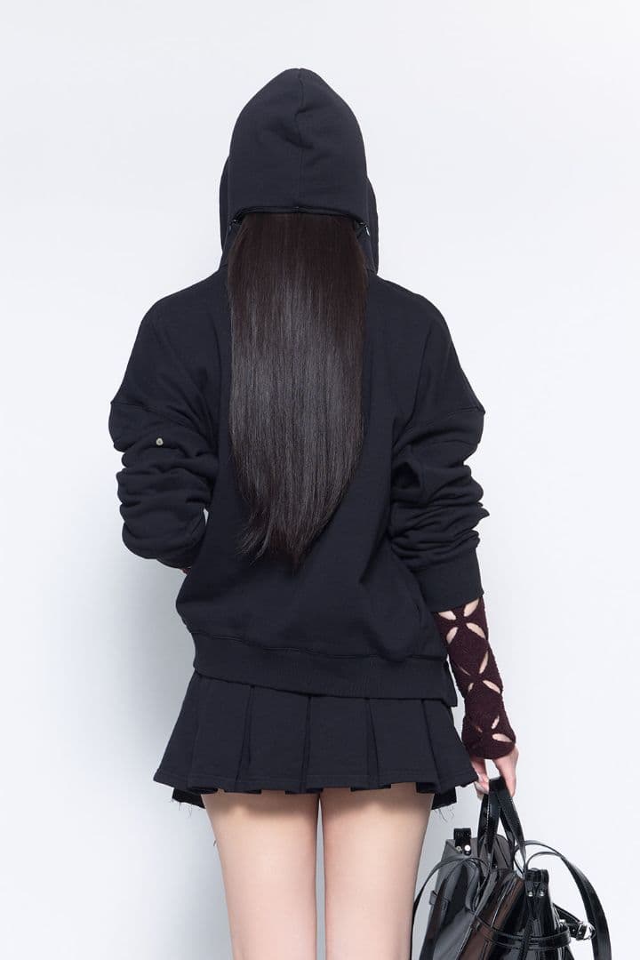 最安値　THEREDTHREAD w zip hoodie long　パーカー