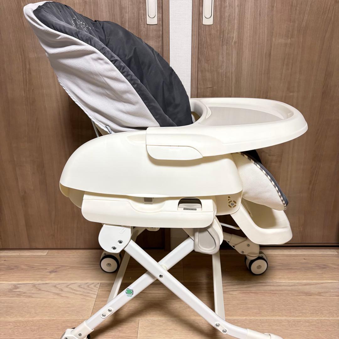 極美品✨コンビ ハイローチェア ネムリラ FF セサミグレー 手動 リバーシブル
