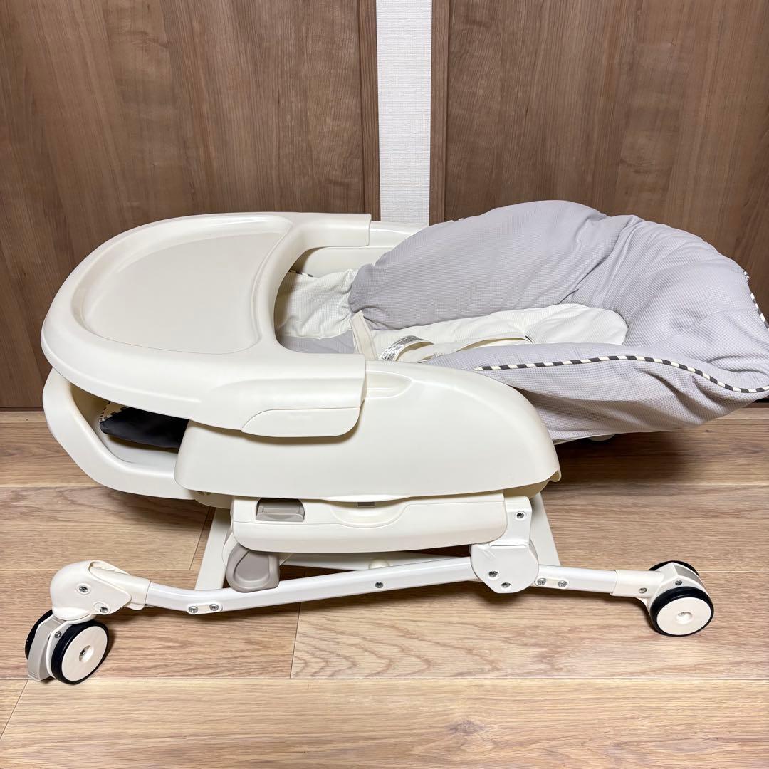 極美品✨コンビ ハイローチェア ネムリラ FF セサミグレー 手動 リバーシブル