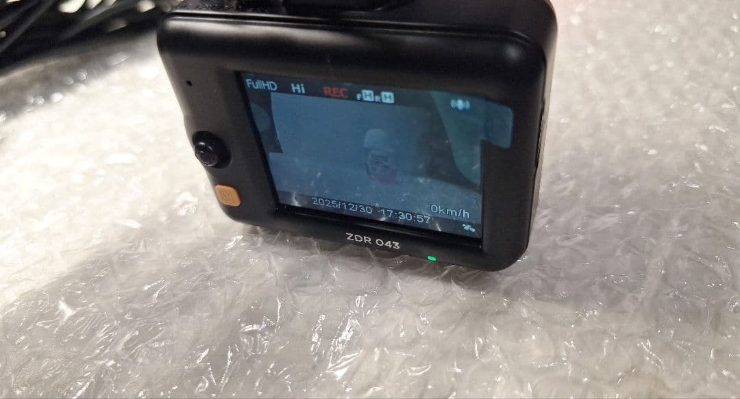 コムテック 小型 ドライブレコーダー ZDR-043 動作良好 美品