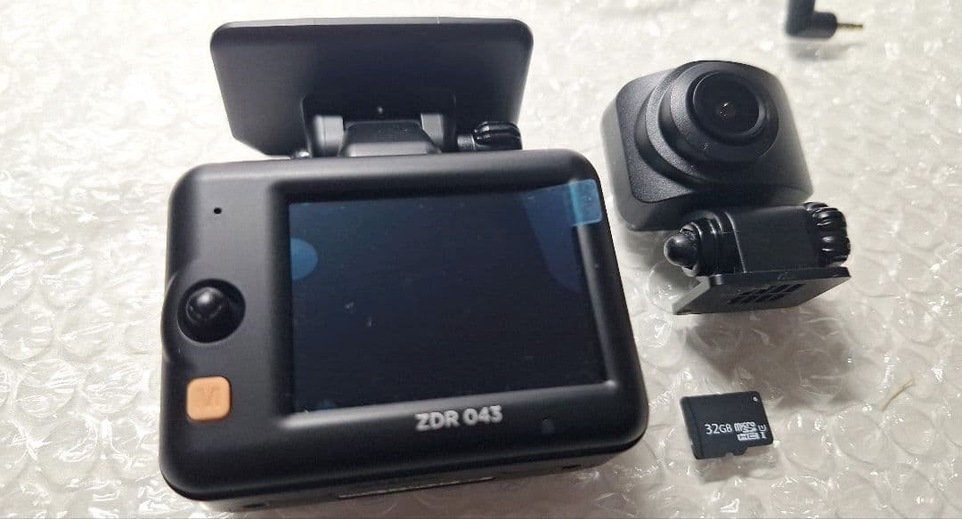 コムテック 小型 ドライブレコーダー ZDR-043 動作良好 美品