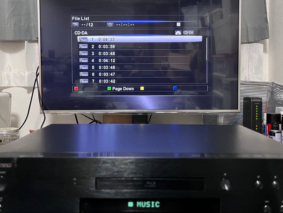 レア　リモコン付　オンキョー　ブルーレイプレイヤー　BD-SP809