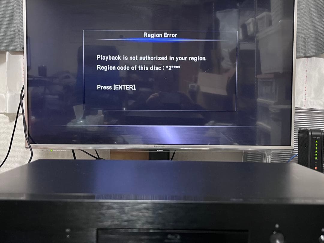 レア　リモコン付　オンキョー　ブルーレイプレイヤー　BD-SP809