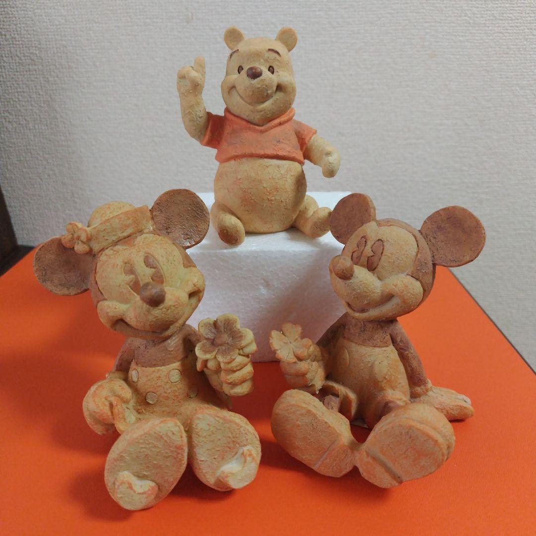 Disney ガーデン用　ミッキー ミニー プー フィギュアセット