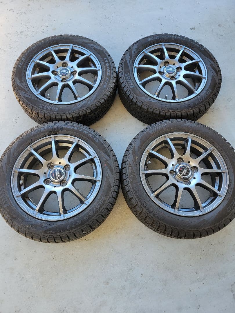 Ask シュナイダーホイール スタッドレスタイヤ4本セット