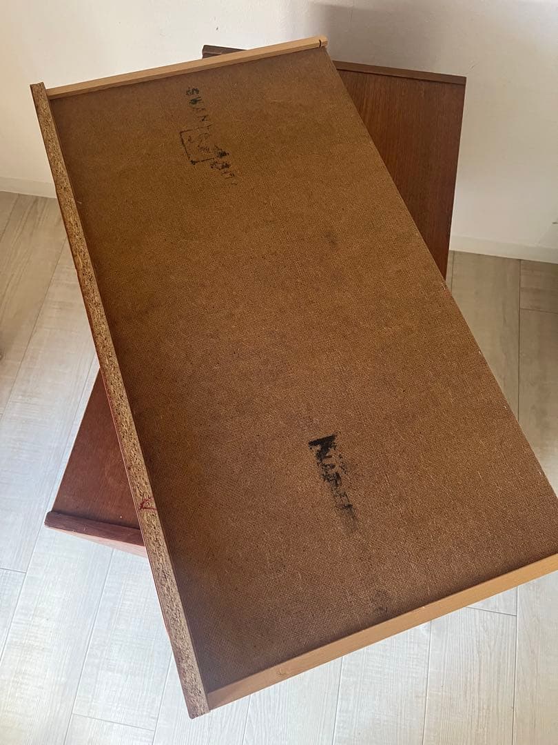 60-70年代 北欧 ビンテージ デンマーク製 4段 チェスト チーク