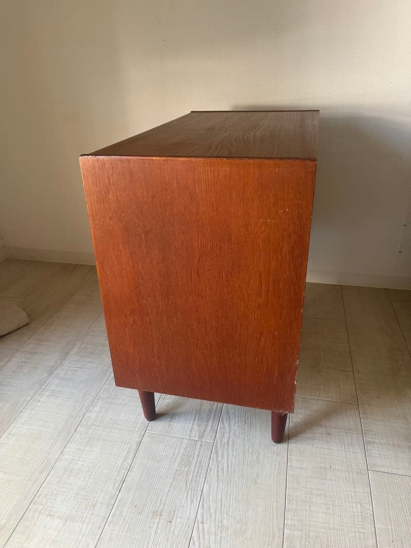 60-70年代 北欧 ビンテージ デンマーク製 4段 チェスト チーク