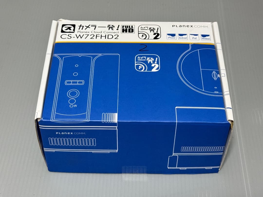 プラネックスPlanexカメラCS-W72FHD2(Wi-Fi/有線LAN対応)