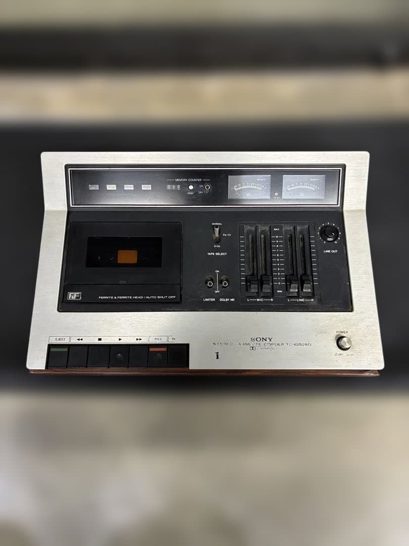 SONY TC-4250SD ステレオカセットコーダー当時物1970年代