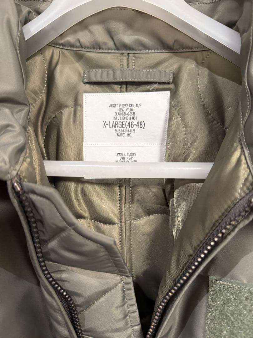 ジャケット・アウター WAIPER CWU-45/P FLIGHT JACKET XL