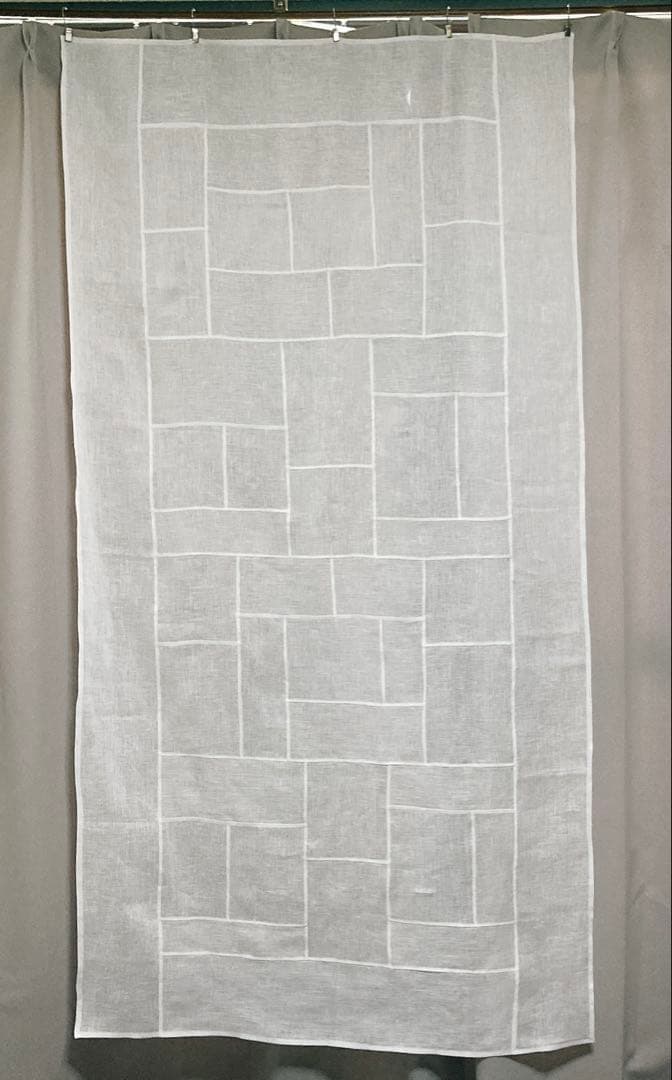 ポジャギ　150×80 ホワイトリネン　No.195