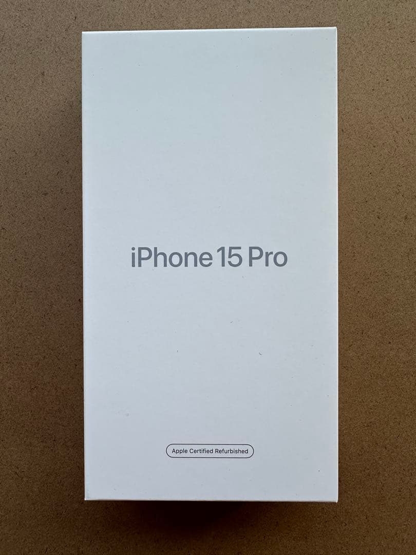 【未開封】Apple iPhone15 pro 128GB ブラック