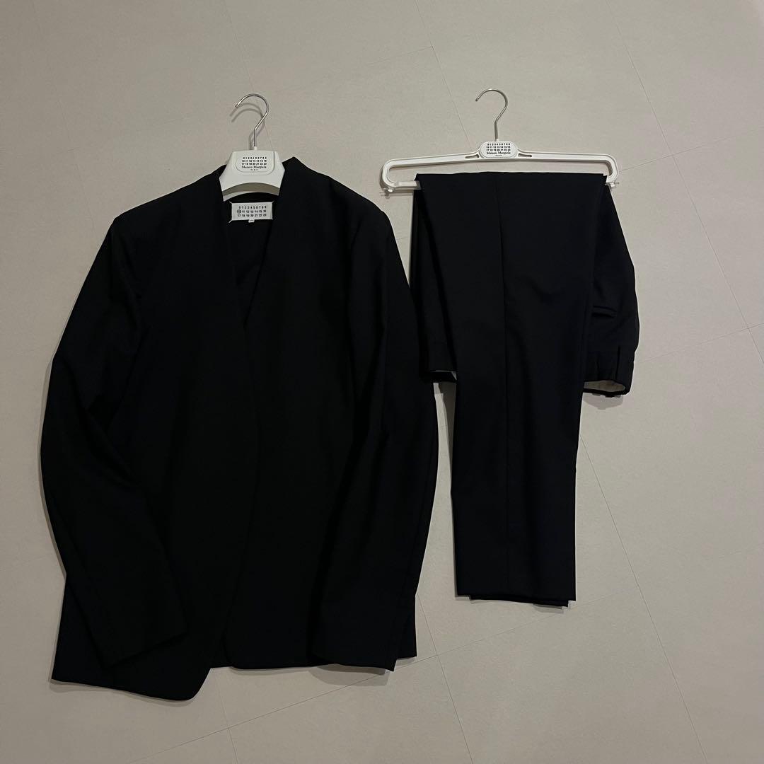 Maison Margiela 19SS ノーカラージャケット&スラックスセット