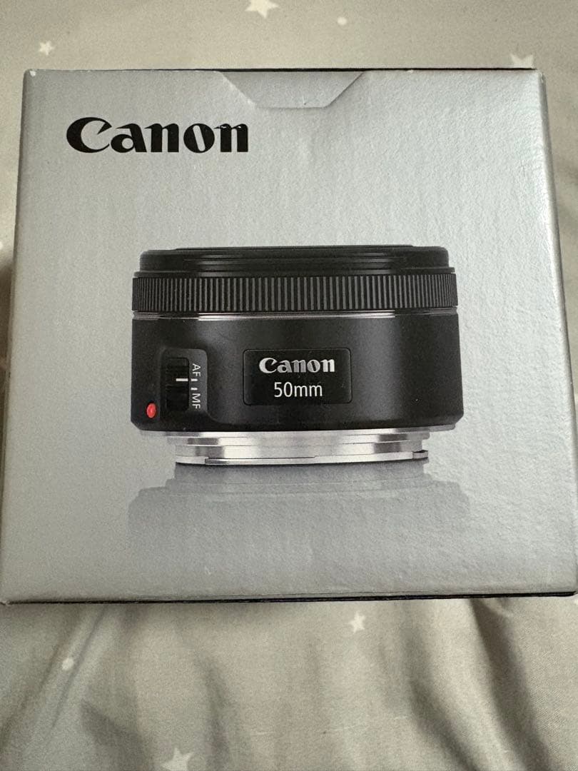 Canon EF 50mm f/1.8 STM レンズ　中古美品　レンズカバー付