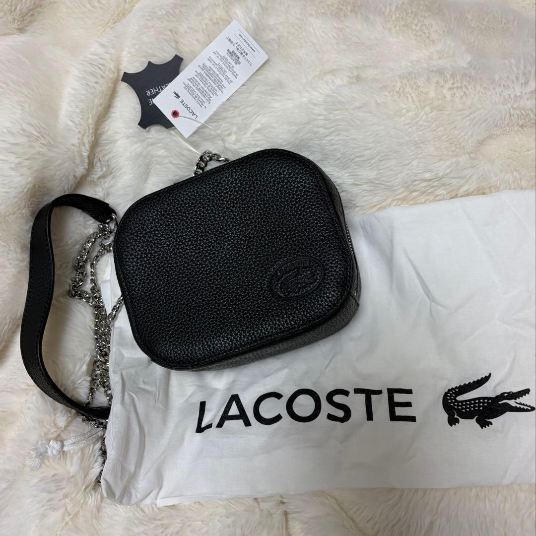 ラコステ　チェーンショルダーバッグ