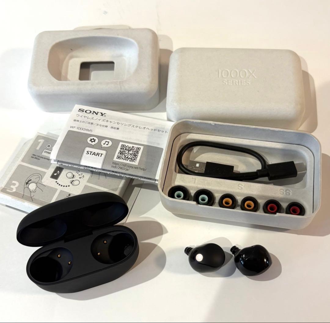 SONY ソニー WF-1000XM5 ワイヤレスイヤホン ブラック