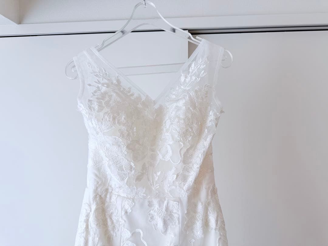 [新品未使用品] ウェディングドレス マーメイドドレス 9号（1st オーナー）