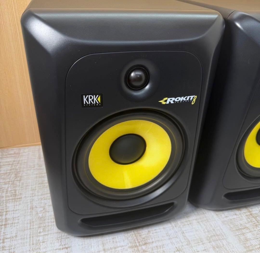 KRK Rokit 8 スタジオモニタースピーカー　両方