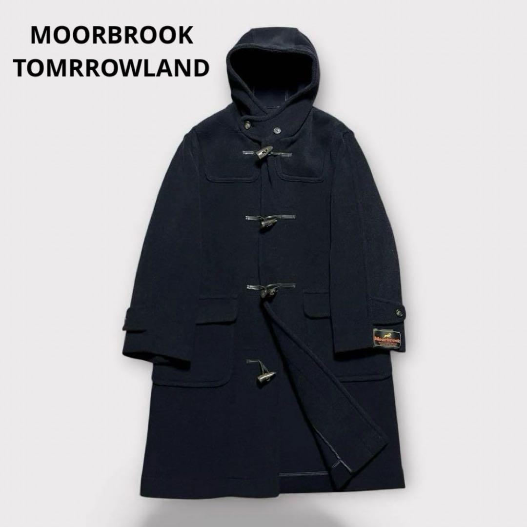 【ムーアブルック✨ヘリンボーン】トゥモローランド ダッフルコート ネイビー