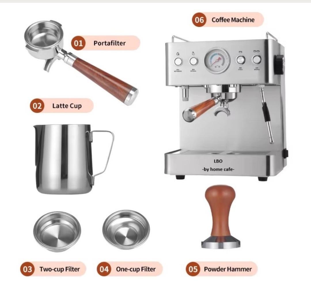 【値下げ】エスプレッソマシン デュアルポンプデュアルボイラーエスプレッソマシン